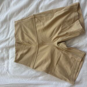 lululemon athletica Beige Bike Shorts